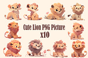 Cute animal collection 400 PNG, an Animal Illustration by DesignFolioHub (Thumbnail 32 of 34)