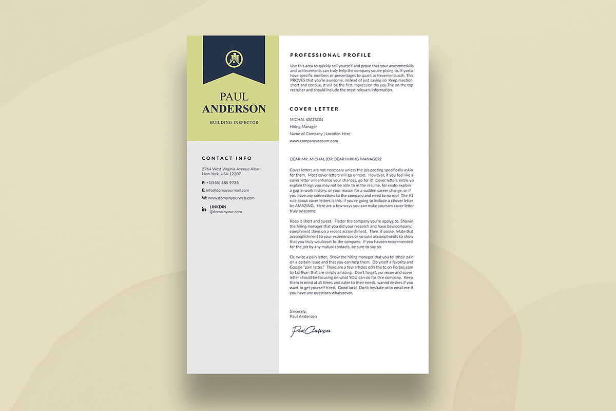 Resume, a Resume Template by DesignDevisers (Photo 4 of 10)