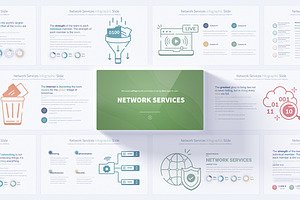 Network Services PowerPoint Template, a Presentation Template by Pulsecolor