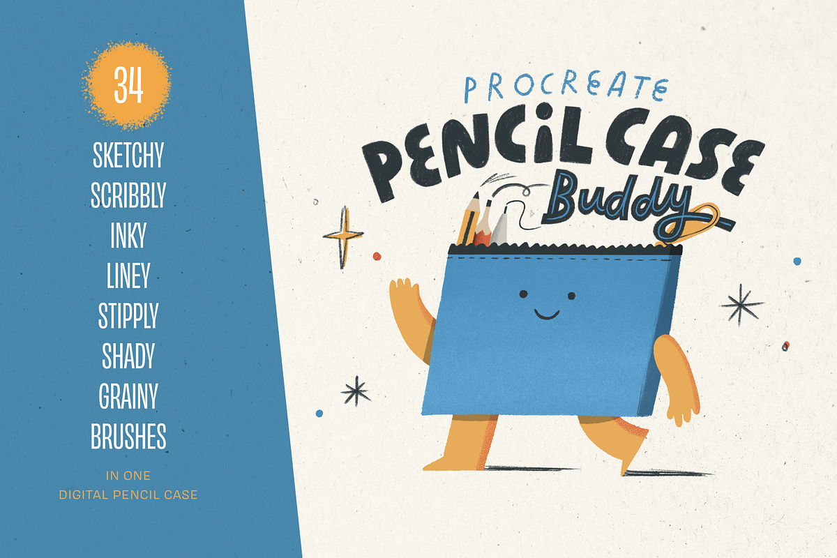 Procreate Pencil Case, a Brush Add-On by Idle Letters (Photo 2 of 10)
