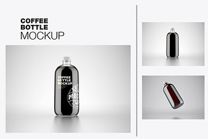 Cold Coffee Bottle Mockup