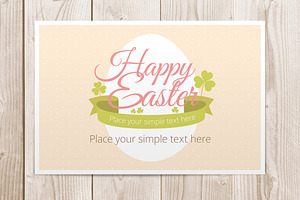 Happy Easter Postcard