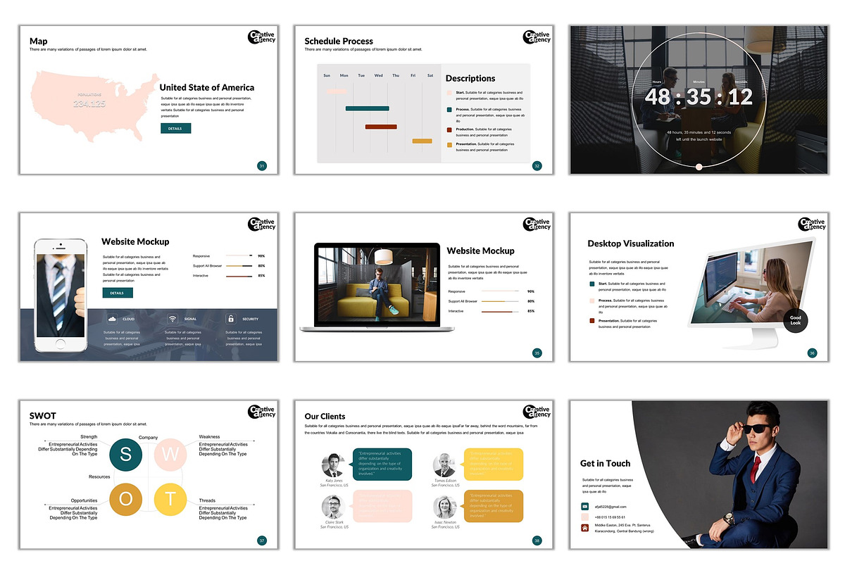 Creative Agency Template [PPTX], a Presentation Template by litoondev (Photo 7 of 15)