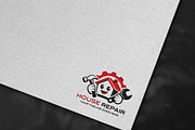 Modern House Repair Logo Template, a Branding & Logo Template by YUDesignStore (Thumbnail 6 of 9)