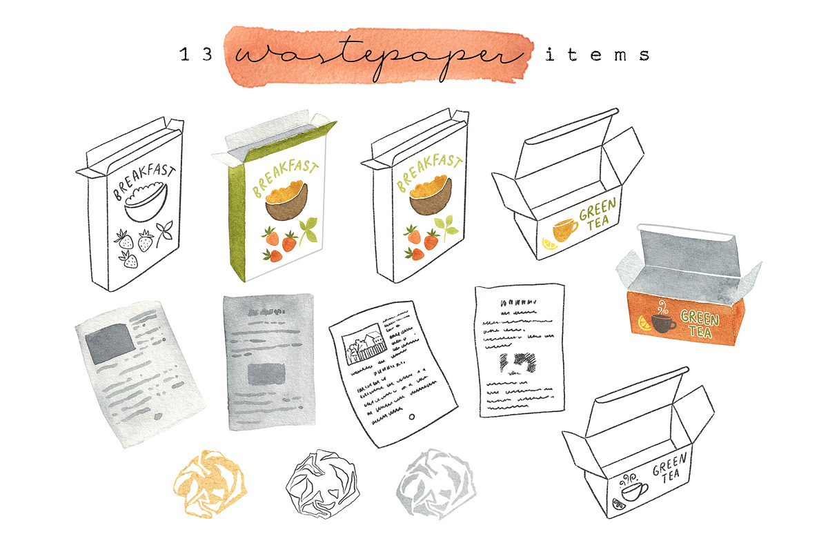 Waste Paper, an Illustration by Olga Bonitas (Photo 3 of 5)