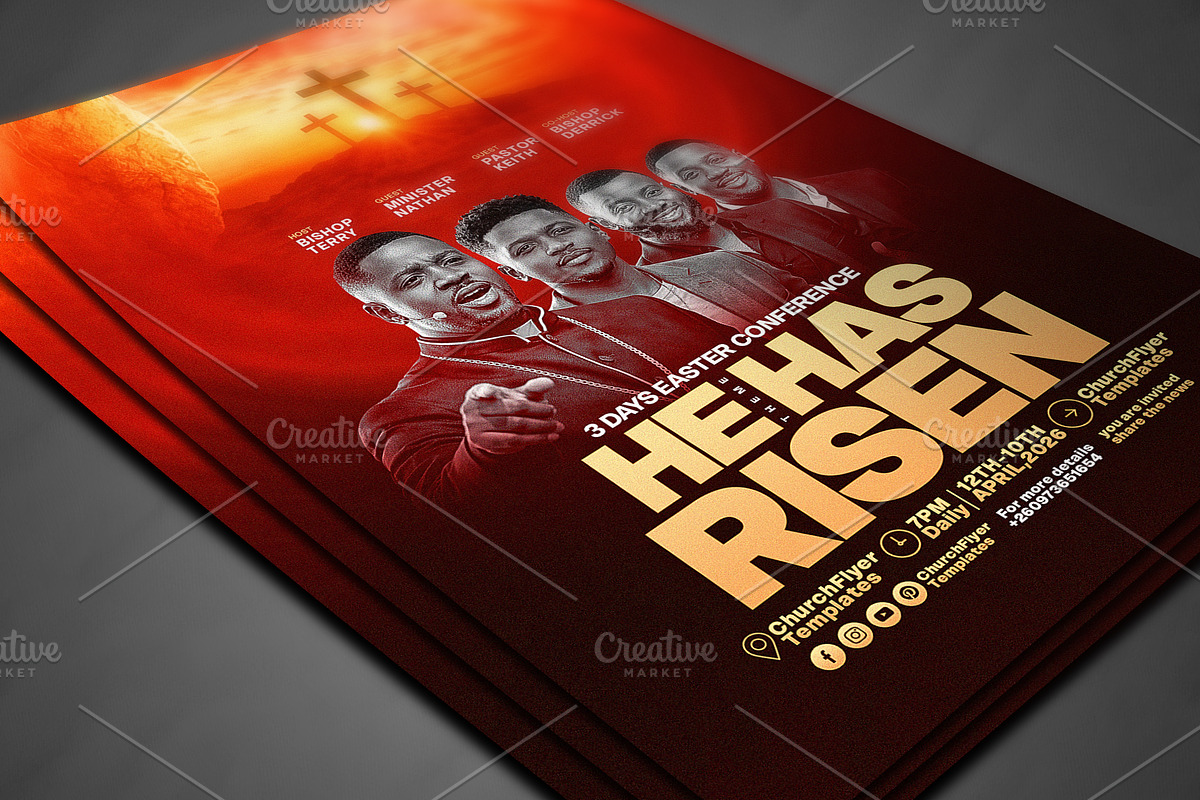 Easter Conference Flyer Template