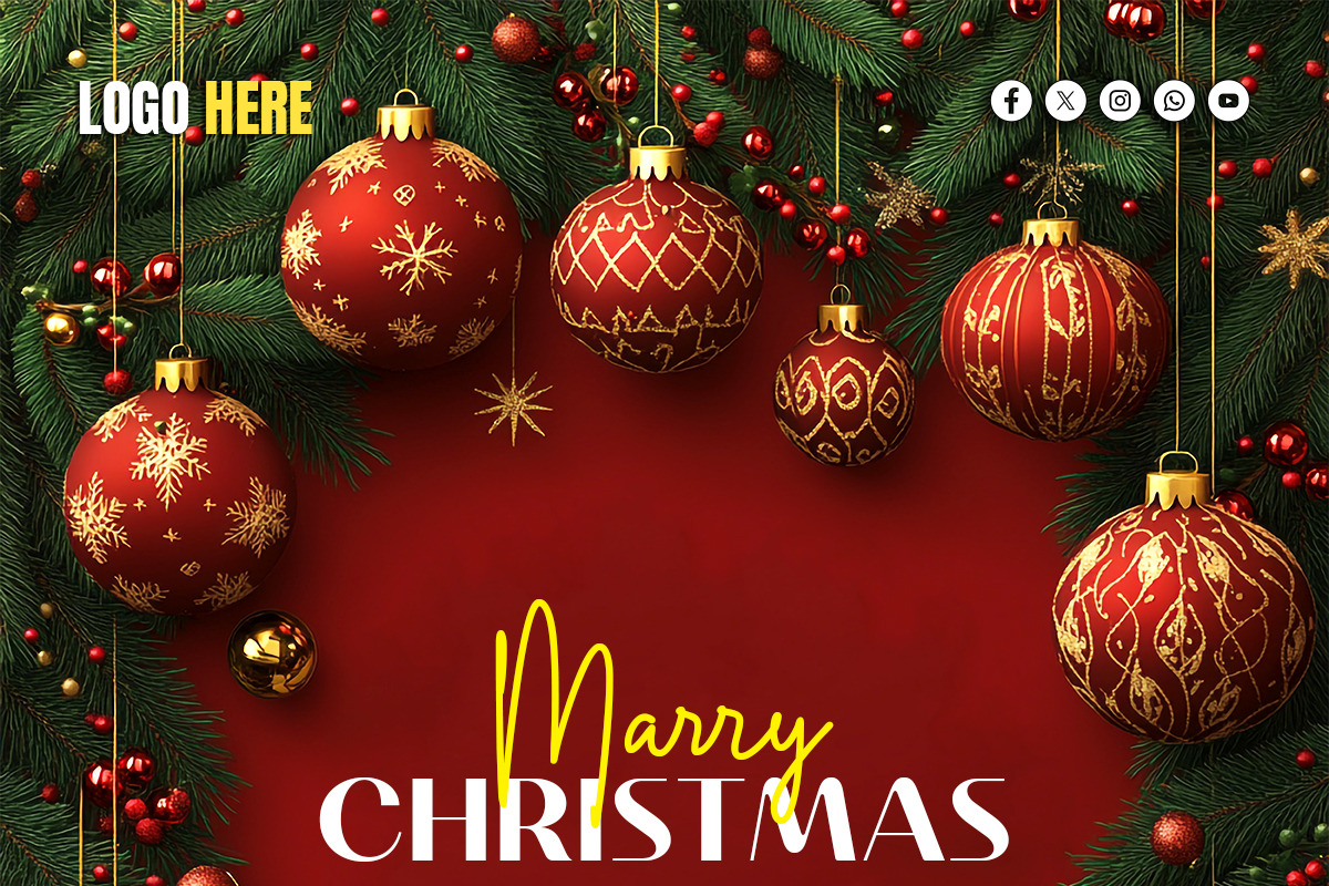 Christmas Day Bundle Template, a Social Media Template by gstudiovect21 (Photo 7 of 17)