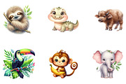 Safari Clipart, a Seasonal Illustration by CreationArt (Thumbnail 2 of 5)