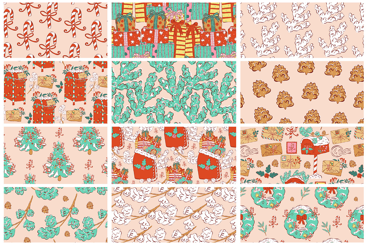 Santa Post office bundle, a Seasonal Illustration by Carpet Tapete Pretzel (Photo 7 of 24)