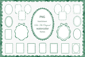 Sage Green Frames and Borders