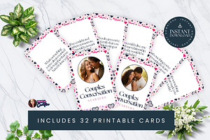 30 Couples Conversation Starters, a Card Template by Tracia Creative