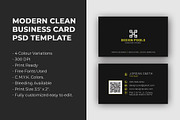 Modern Clean Business Card, a Business Card Template by Saman Osama (Thumbnail 2 of 5)