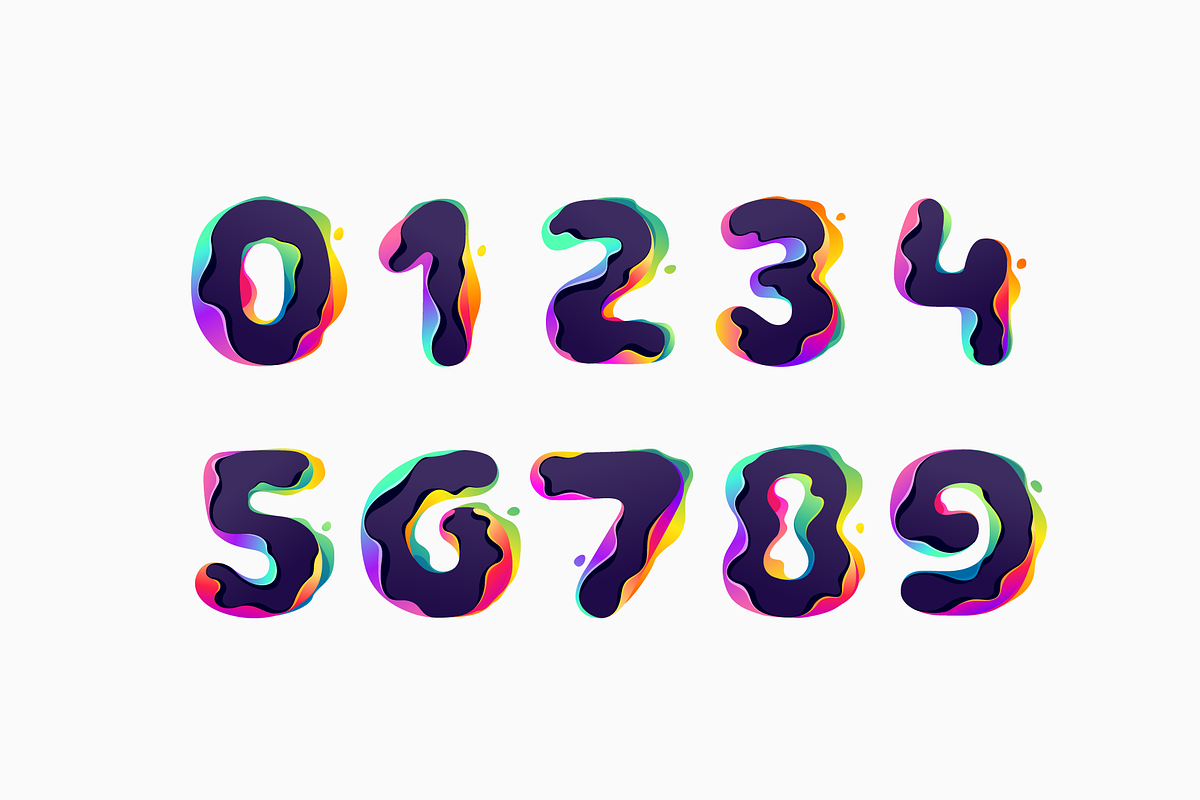 Hologram Shift colorful glitch font, a Sans Serif Font by kaer_shop (Photo 6 of 9)