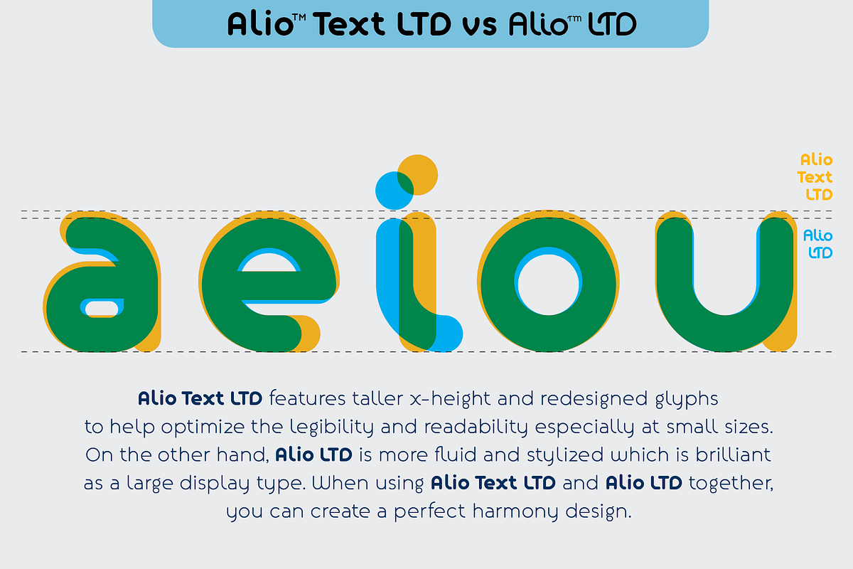 Alio LTD - Round Display Sans Serif preview 8