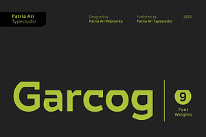 Garcog Modern Sans Font