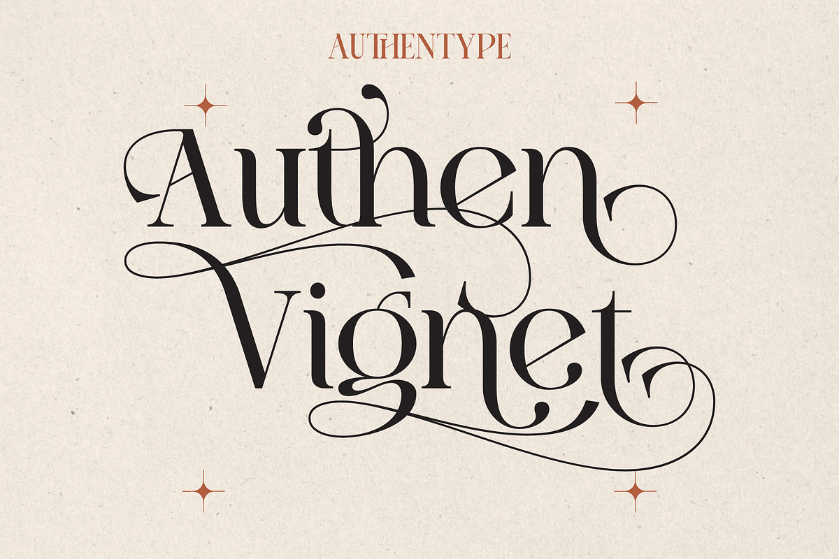 Authen Vignet Versatility Elegance, a Font by AuthenType (Photo 1 of 10)