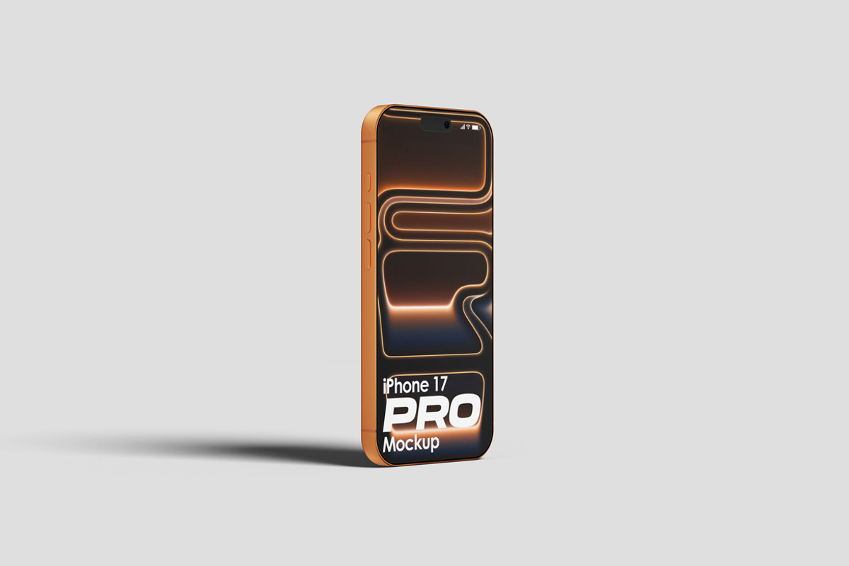 iPhone 17 Pro Mockup, an iPhone Mockup by scribrostudio (Photo 4 of 13)