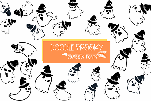 Doodle Spooky |Halloween Fonts preview 8