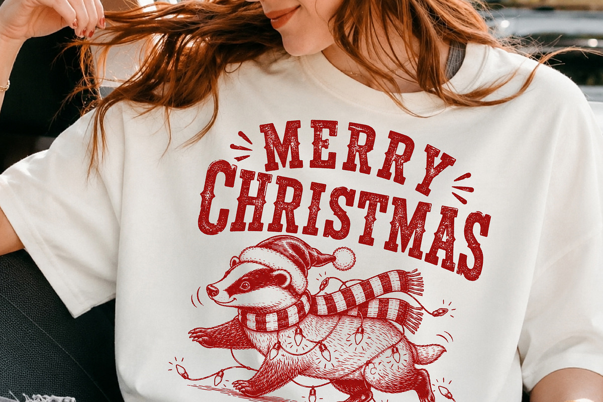 Funny Raccoon Christmas PNG, a Seasonal Illustration by DreamCafeArt (Photo 3 of 6)
