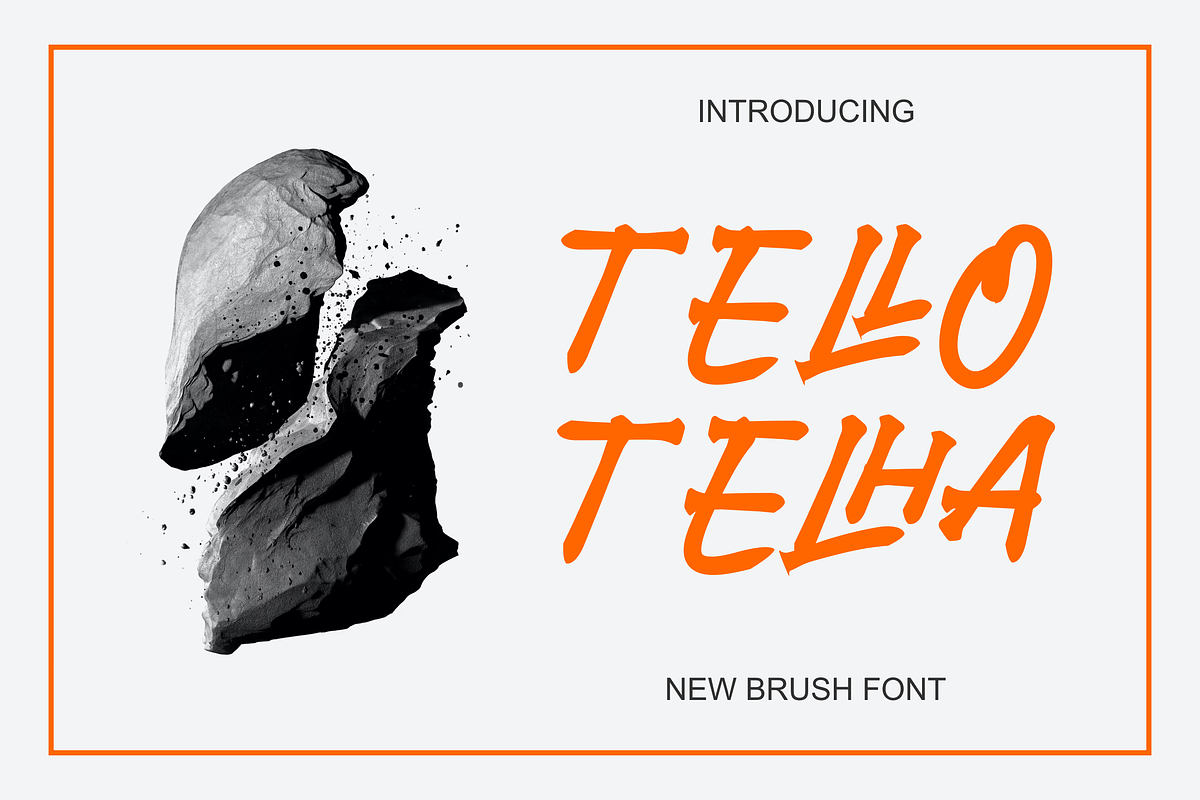 Tello Telha Font, a Handwritten Font by albert_kalingga (Photo 1 of 5)