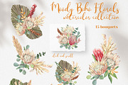 Moody Boho Florals Watercolor, a Decorative Illustration by Catch the Dream Art (Thumbnail 3 of 17)