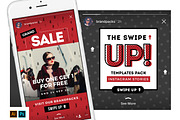 SWIPE UP Instagram Stories Pack, a Social Media Template by BrandPacks (Thumbnail 1 of 11)