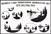 Lake Meditation & Sailing Set, an Illustration by BIPLOB EXPERT (Thumbnail 1 of 9)