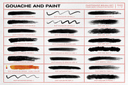 Photoshop Gouache and Paint Brushes, a Brush Add-On by David Creighton-Pester (Thumbnail 2 of 4)