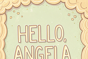 Personalized Name Poster, a Mockup by Click and a Moment (Thumbnail 2 of 3)
