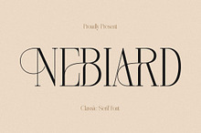 Nebiard Classic Serif Font