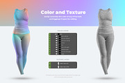 6 Mockups Tank Top and Leggings, a Shirt Mockup by Grow Design Craft Studio (Thumbnail 2 of 6)