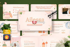 Ailessa - Skincare Googleslide, a Presentation Template by Dhabee