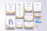 Floral Wedding Invitation Bundle, an Invitation Template by LovePowerDesigns (Thumbnail 3 of 17)