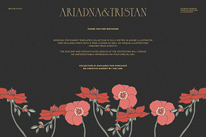 Ariadna & Tristan Wedding Template