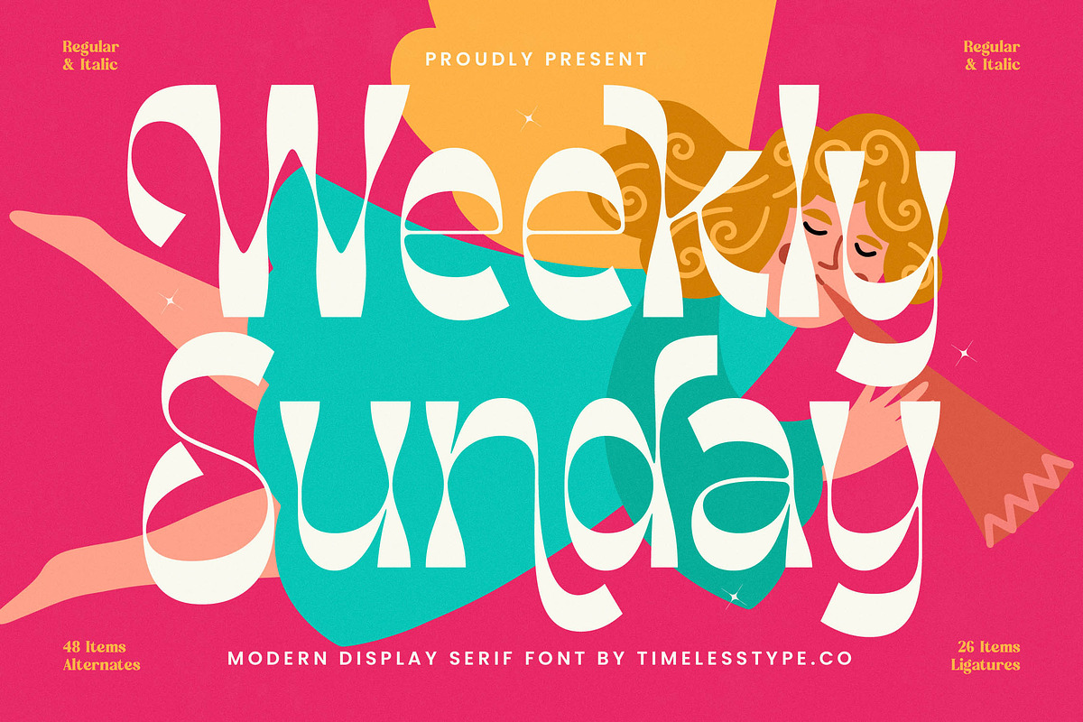 Weekly Sunday Modern Display Serif, a Serif Font by timelesstype.co (Photo 1 of 20)