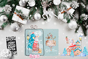 Christmas Story Watercolor cute Rats, an Animal Illustration by Ann Art Houze (Thumbnail 8 of 13)