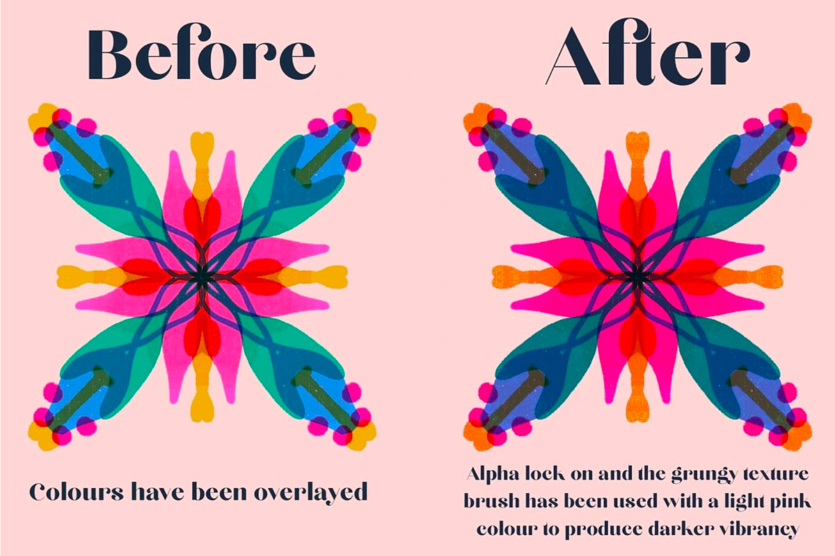 Risograph Brushes for Procreate, a Brush Add-On by KJP Designs (Photo 4 of 5)