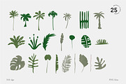 Night in the Jungle Abstract Shapes, an Animal Illustration by All This Concept (Thumbnail 6 of 15)