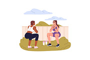 People do sports, home workout set, a Sport Illustration by PaperTrident (Thumbnail 4 of 9)