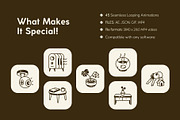 Animated House Doodle Icon Set, an Outline Icon by Vectors Market (Thumbnail 2 of 5)