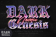 Iridescent Gothic Chrome Text Effect, a Layer Style Add-On by Andrew Skoch Design (Thumbnail 4 of 8)
