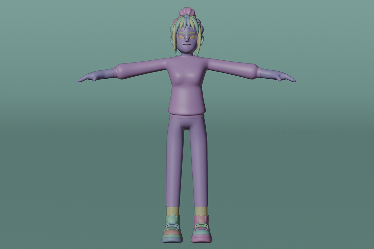 Female Avatar 3D Character Model, a Characters & Person 3D Model by Dudukbersama (Photo 3 of 7)