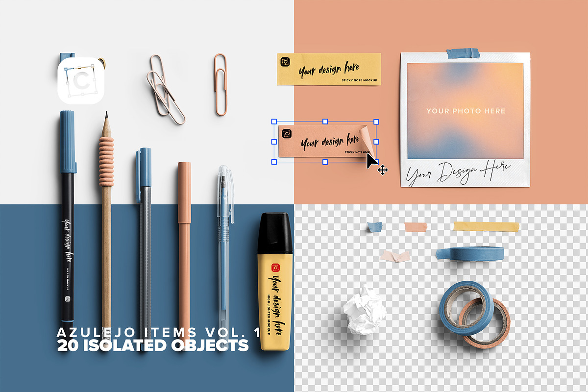 Planner & Desks Elements, a Product Mockup by Custom Scene (Photo 3 of 7)