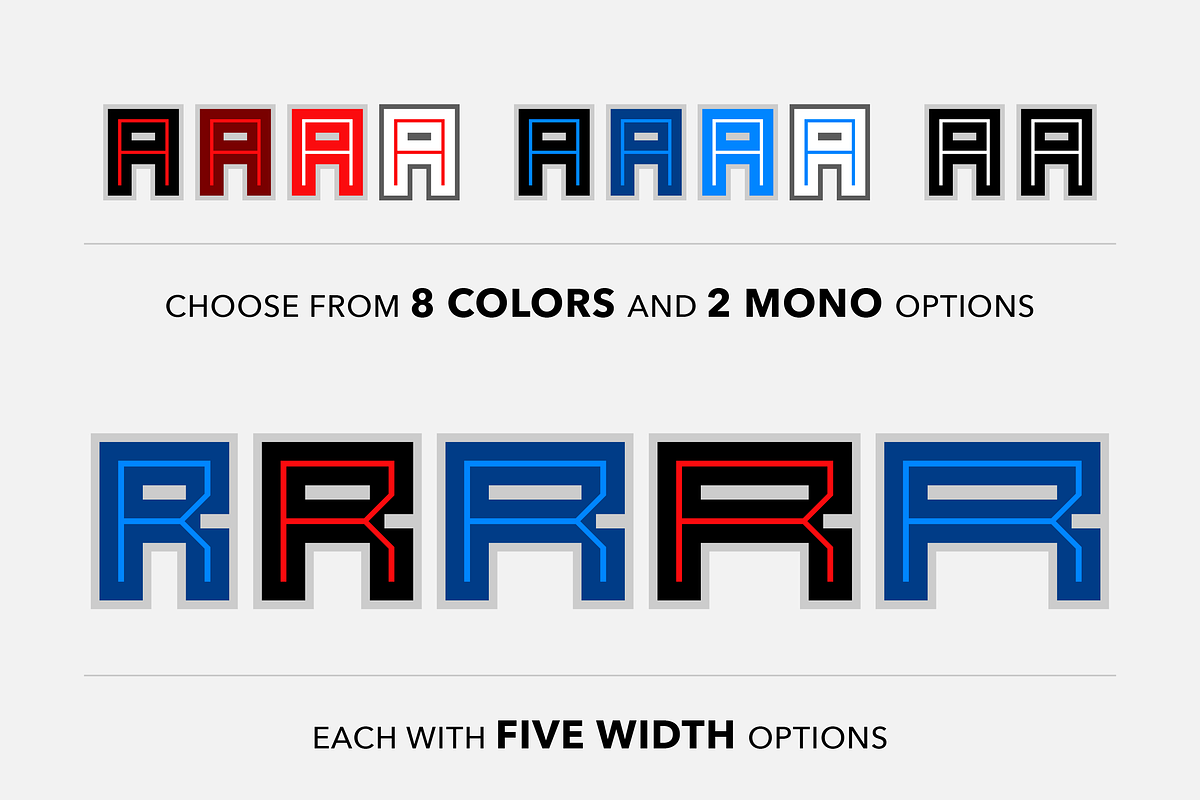 SB Raster Color - SVG Color Font, a Font by SelfBuild Type (Photo 2 of 14)