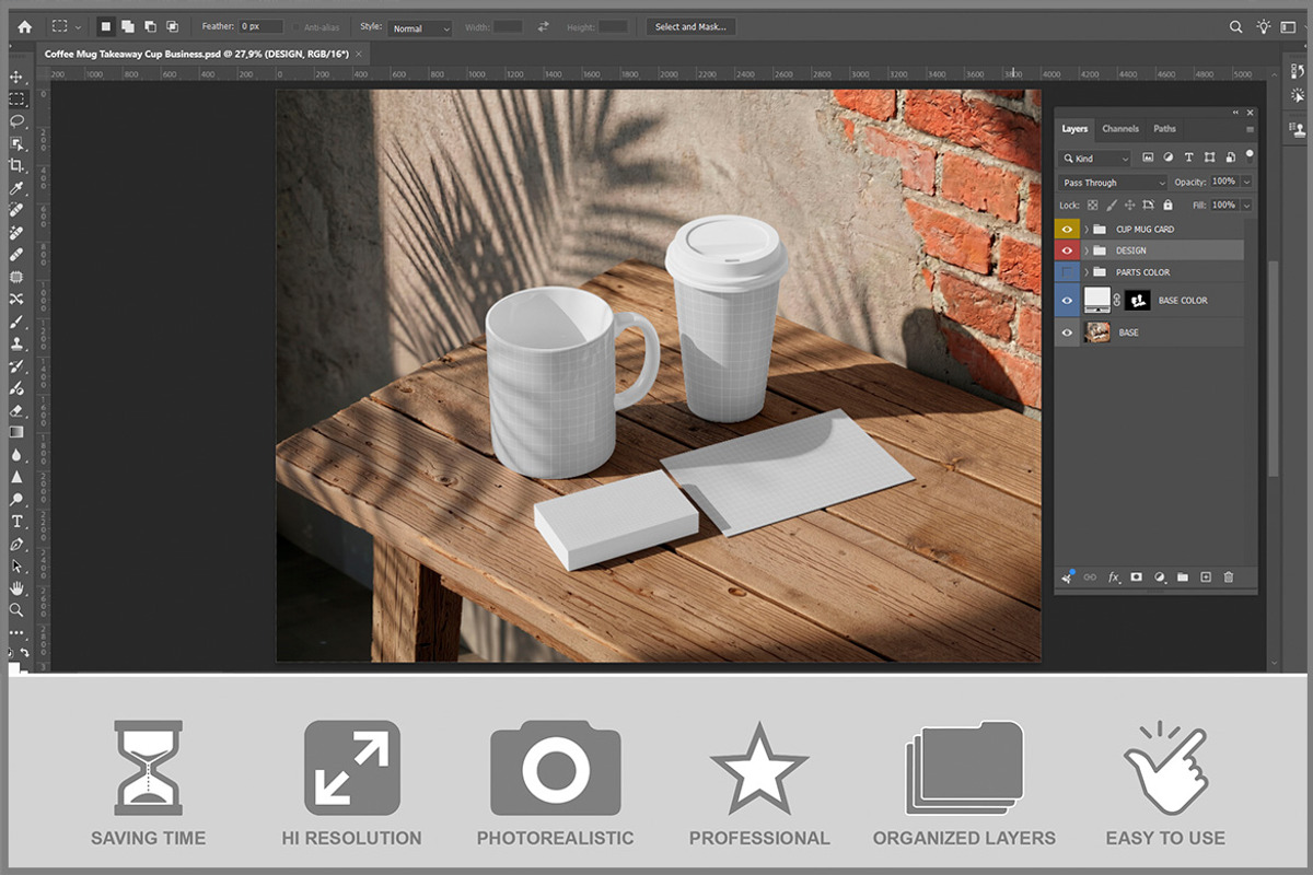 Coffee Mug Takeaway Cup Business PSD, a Cups & Container Mockup by Bruno's Shop (Photo 2 of 3)