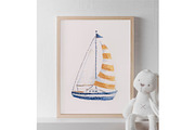 Seashore Pattern & Illustrations, a Pattern Graphic by MouseGrey (Thumbnail 6 of 8)