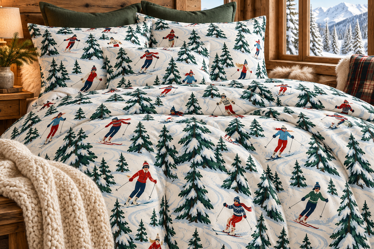 Retro Alpine Après Ski Seamless, a Pattern Graphic by Colorsfav (Photo 3 of 7)
