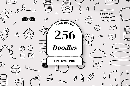 256 daily doodles and scribbles