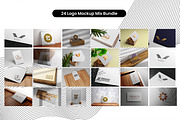 24 Logo Mockup Mix Bundle, a Mockup by aalfndi (Thumbnail 2 of 28)