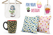 Funny Plants. Watercolor, a Decorative Illustration by talloshau's illustrations (Thumbnail 9 of 9)